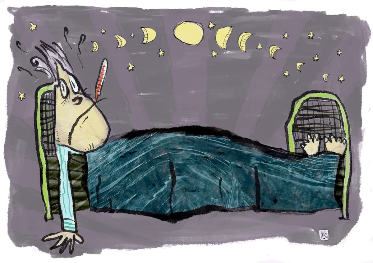 Deep brain-mediated effects of stress on sleep and immunity