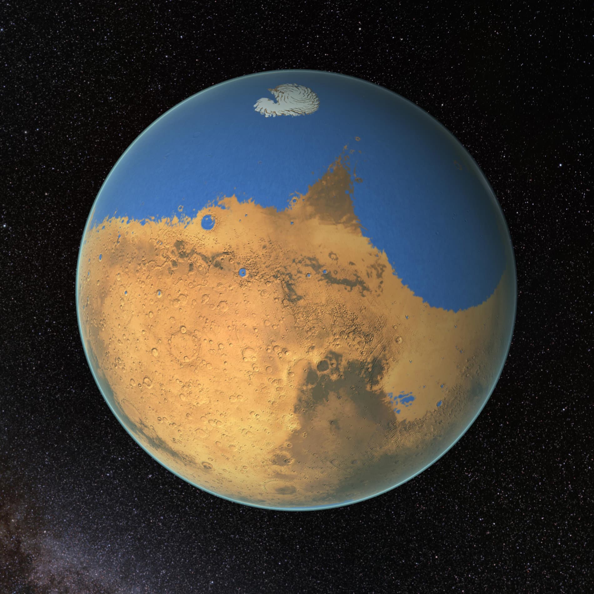 Leveraging Earth to study how water formed on ancient Mars